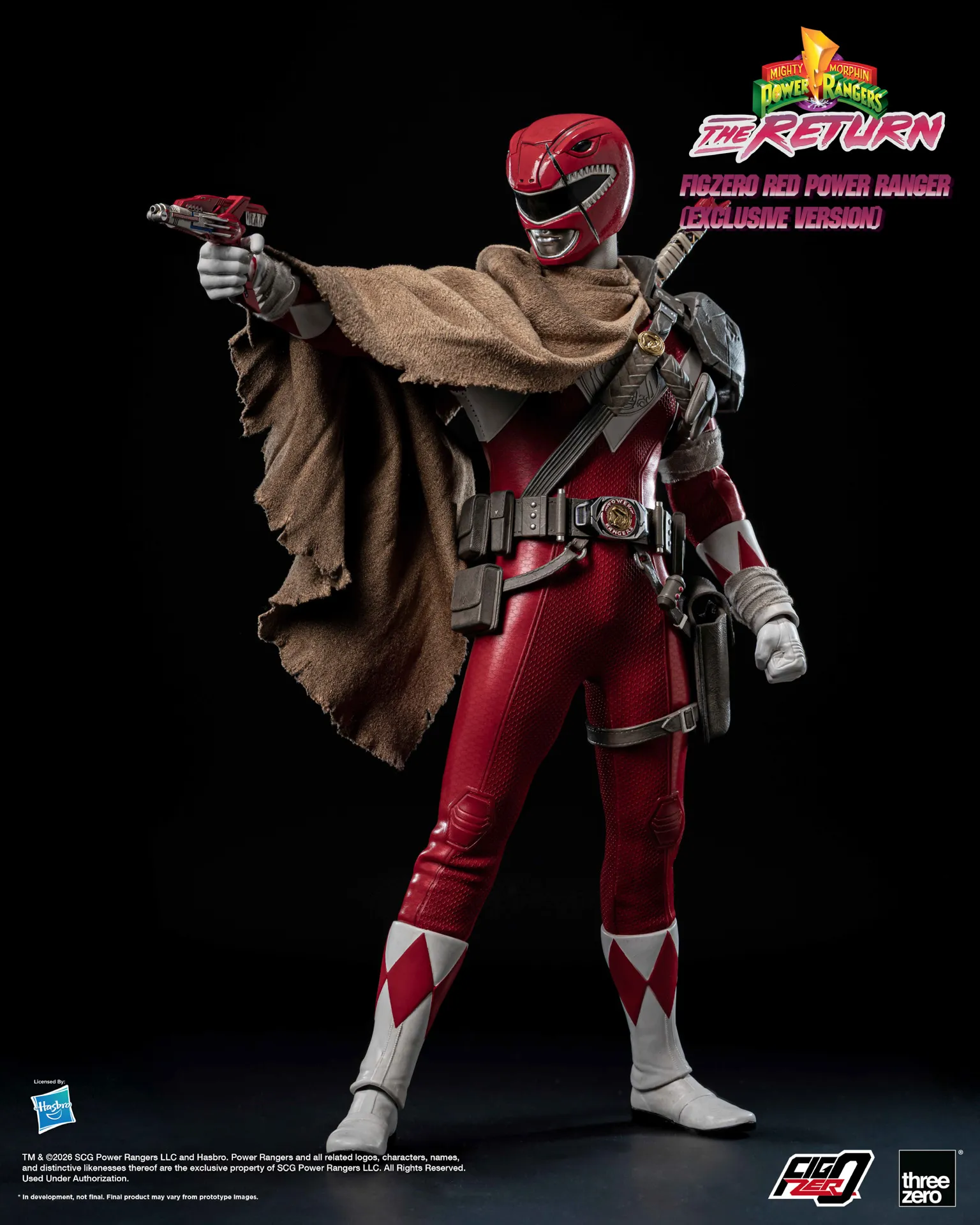 Mighty Morphin Power Rangers: The Return FigZero 1/6 Red Power Ranger (Exclusive Version) image 9