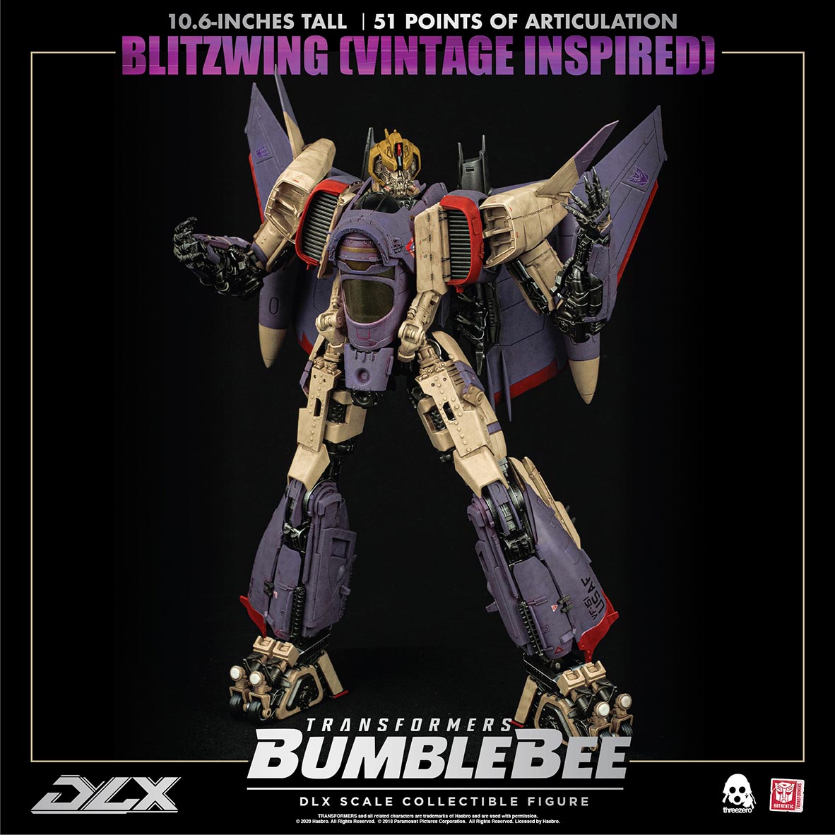 Transformers: Bumblebee DLX Blitzwing (Vintage Inspired) image 2
