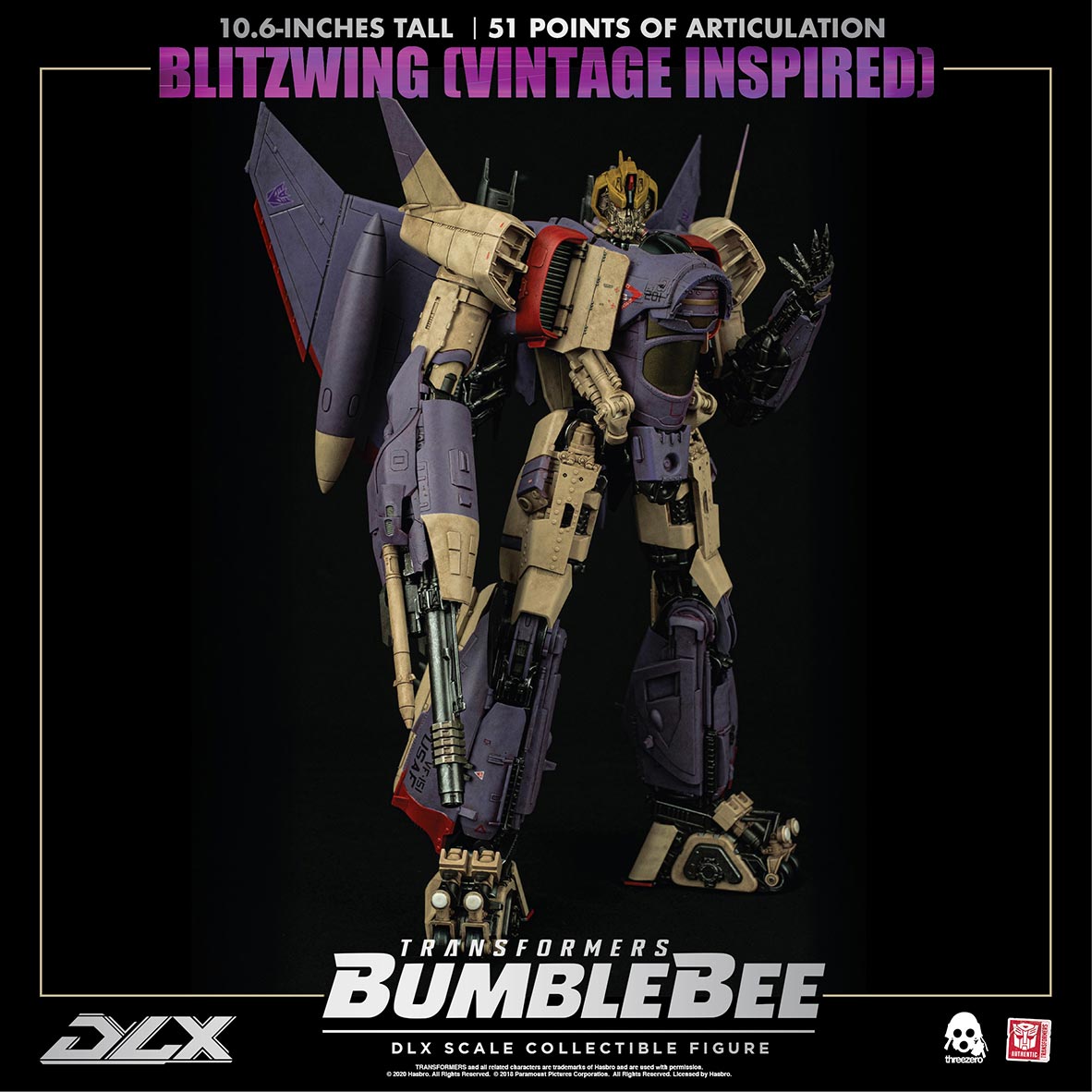 Transformers: Bumblebee DLX Blitzwing (Vintage Inspired) image 3