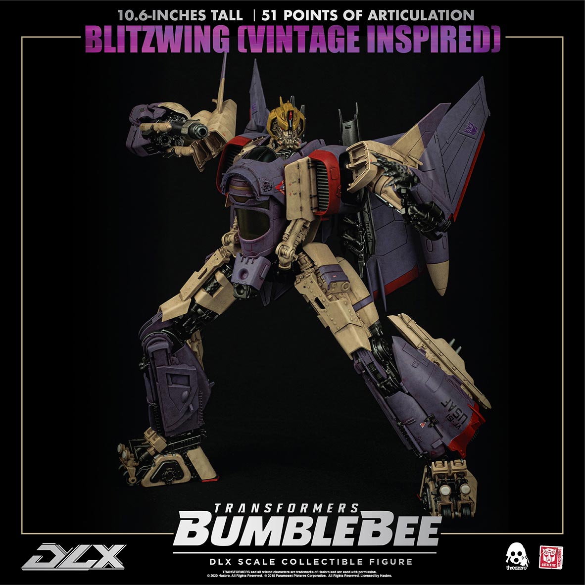 Transformers: Bumblebee DLX Blitzwing (Vintage Inspired) image 4