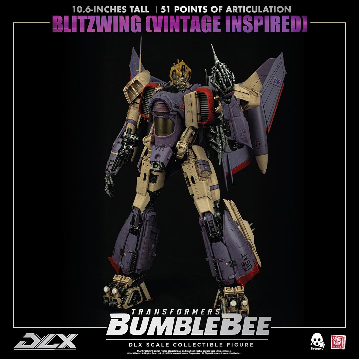 Transformers: Bumblebee DLX Blitzwing (Vintage Inspired) image 5