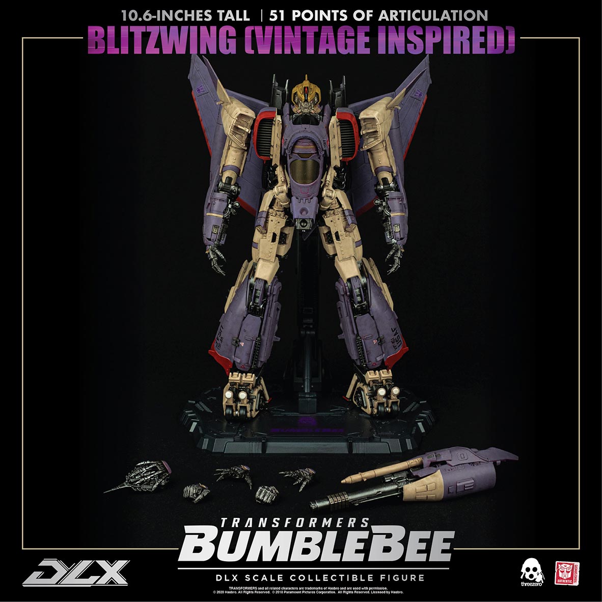 Transformers: Bumblebee DLX Blitzwing (Vintage Inspired) image 7