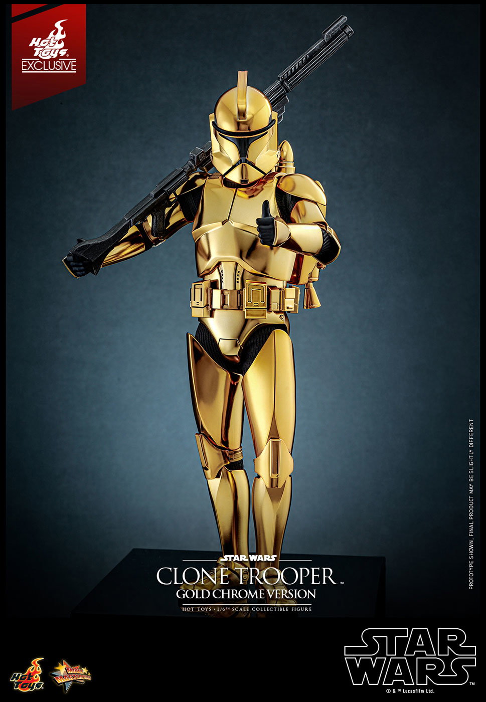 Star Wars - Clone Trooper (Gold Chrome Version) image 9