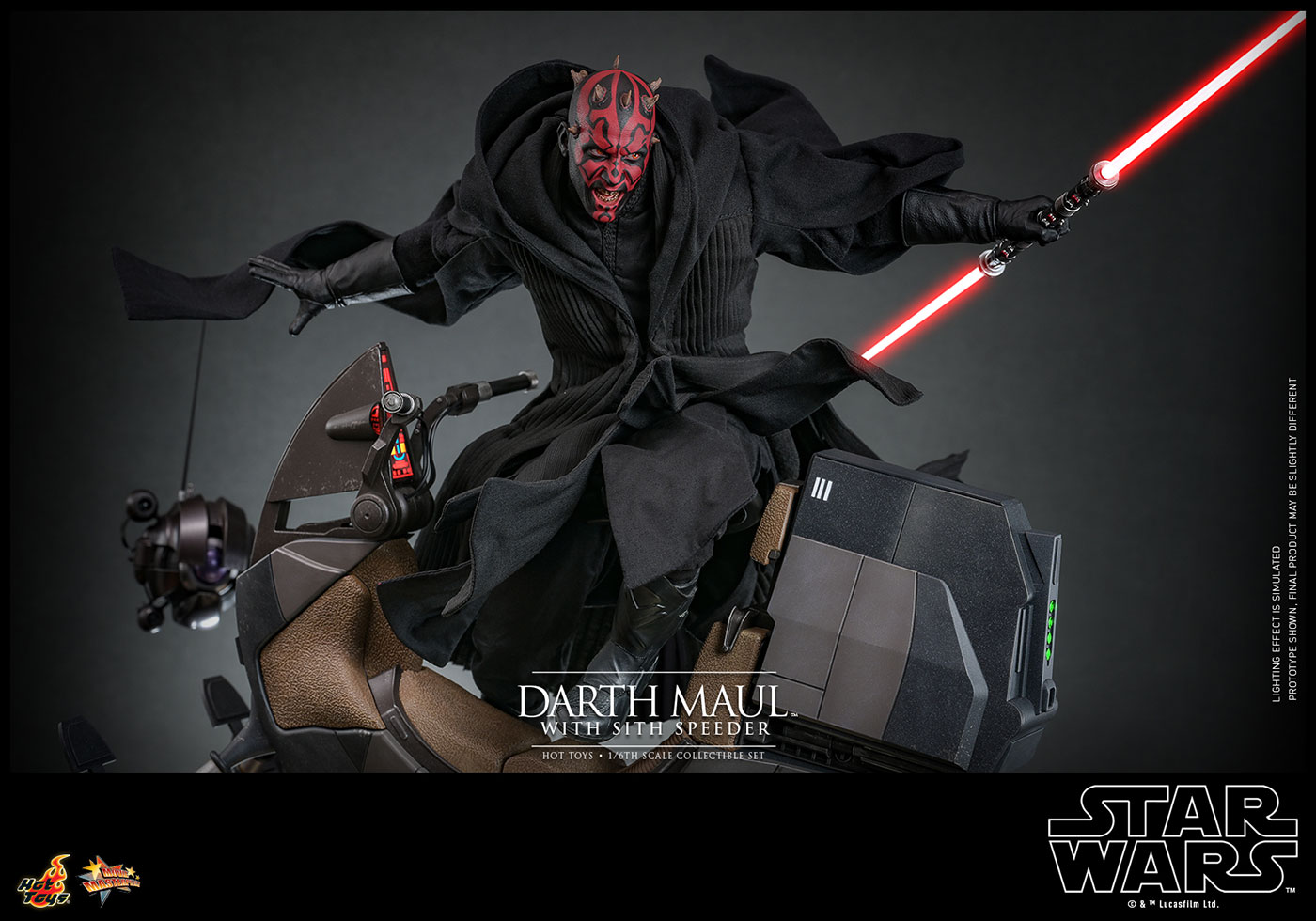 Star Wars / Episode I The Phantom Menace - Darth Maul & Sith Speeder (2.0) [With Bonus Accessory] image 10