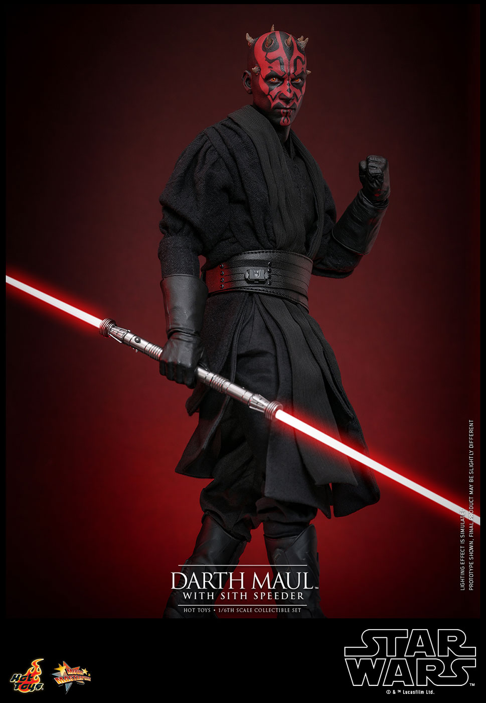 Star Wars / Episode I The Phantom Menace - Darth Maul & Sith Speeder (2.0) [With Bonus Accessory] image 3