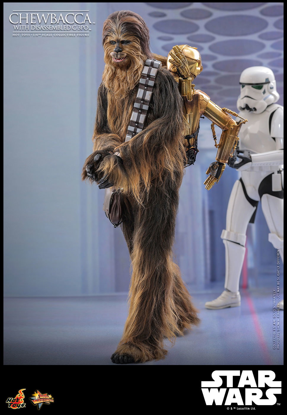 Star Wars / Episode V The Empire Strikes Back - Chewbacca & C-3PO (Disassembled) image 9