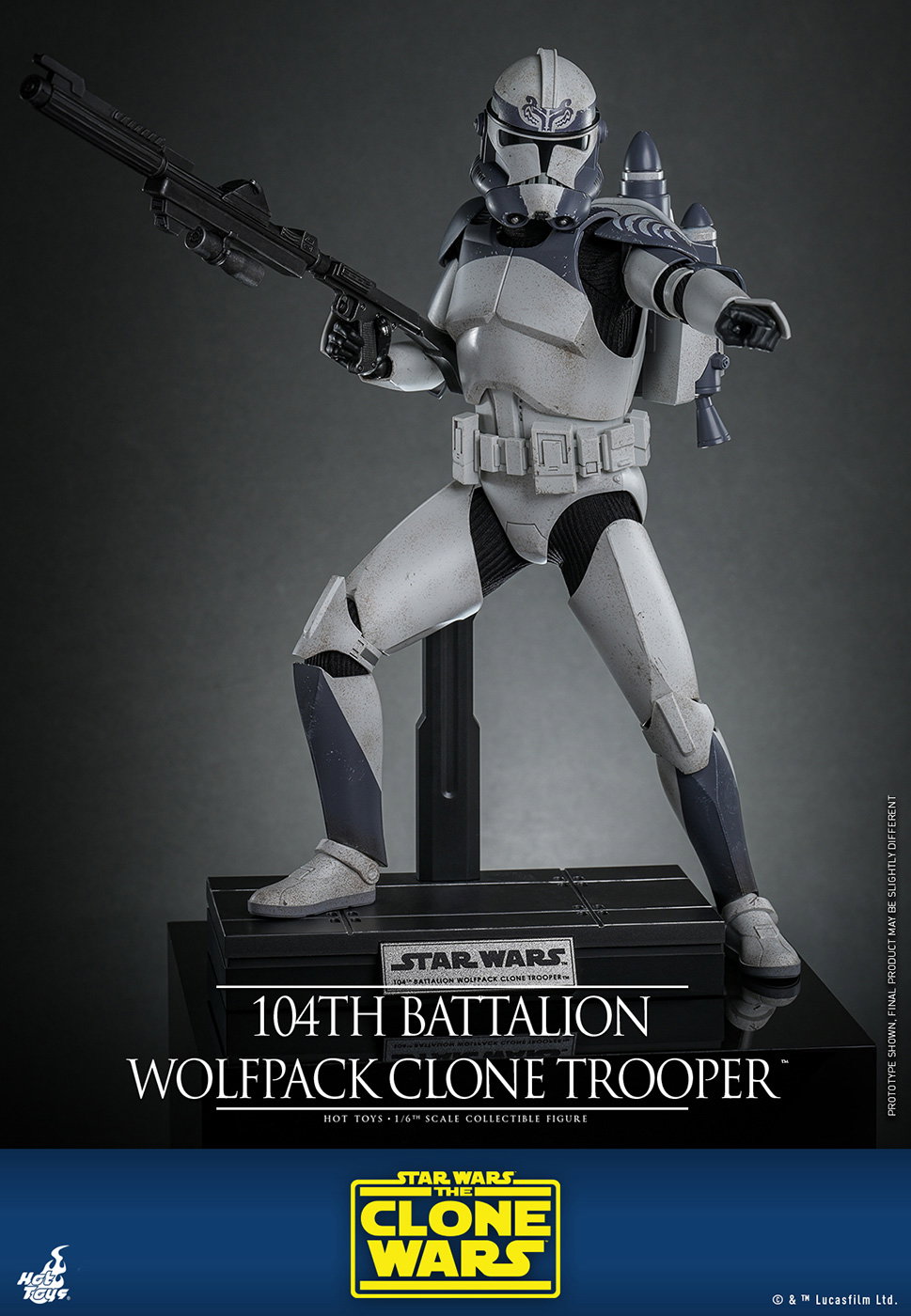 Star Wars: The Clone Wars - 104th Battalion Wolfpack Clone Trooper image 2