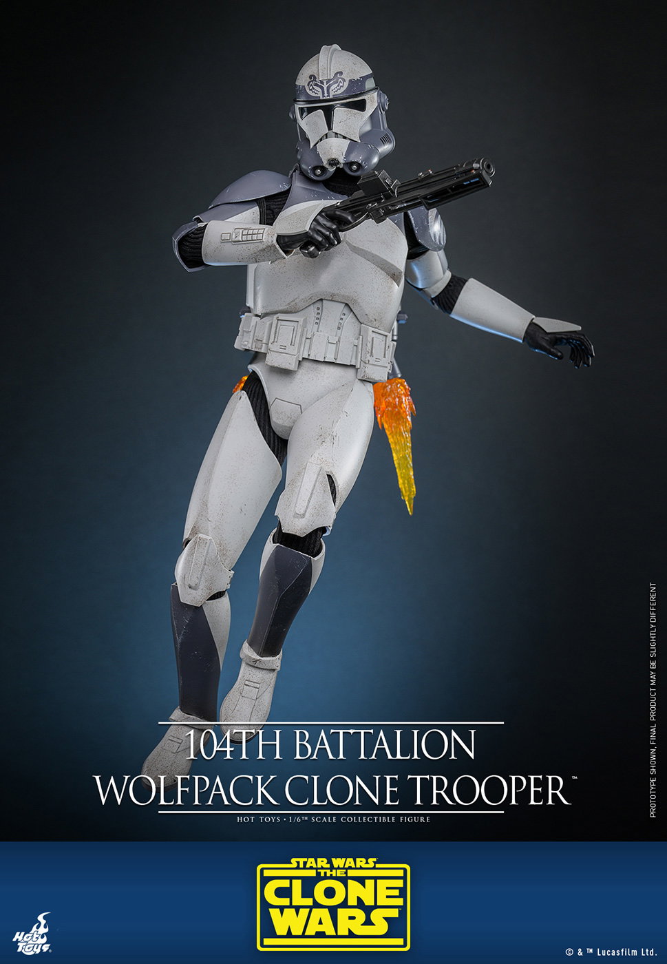 Star Wars: The Clone Wars - 104th Battalion Wolfpack Clone Trooper image 5
