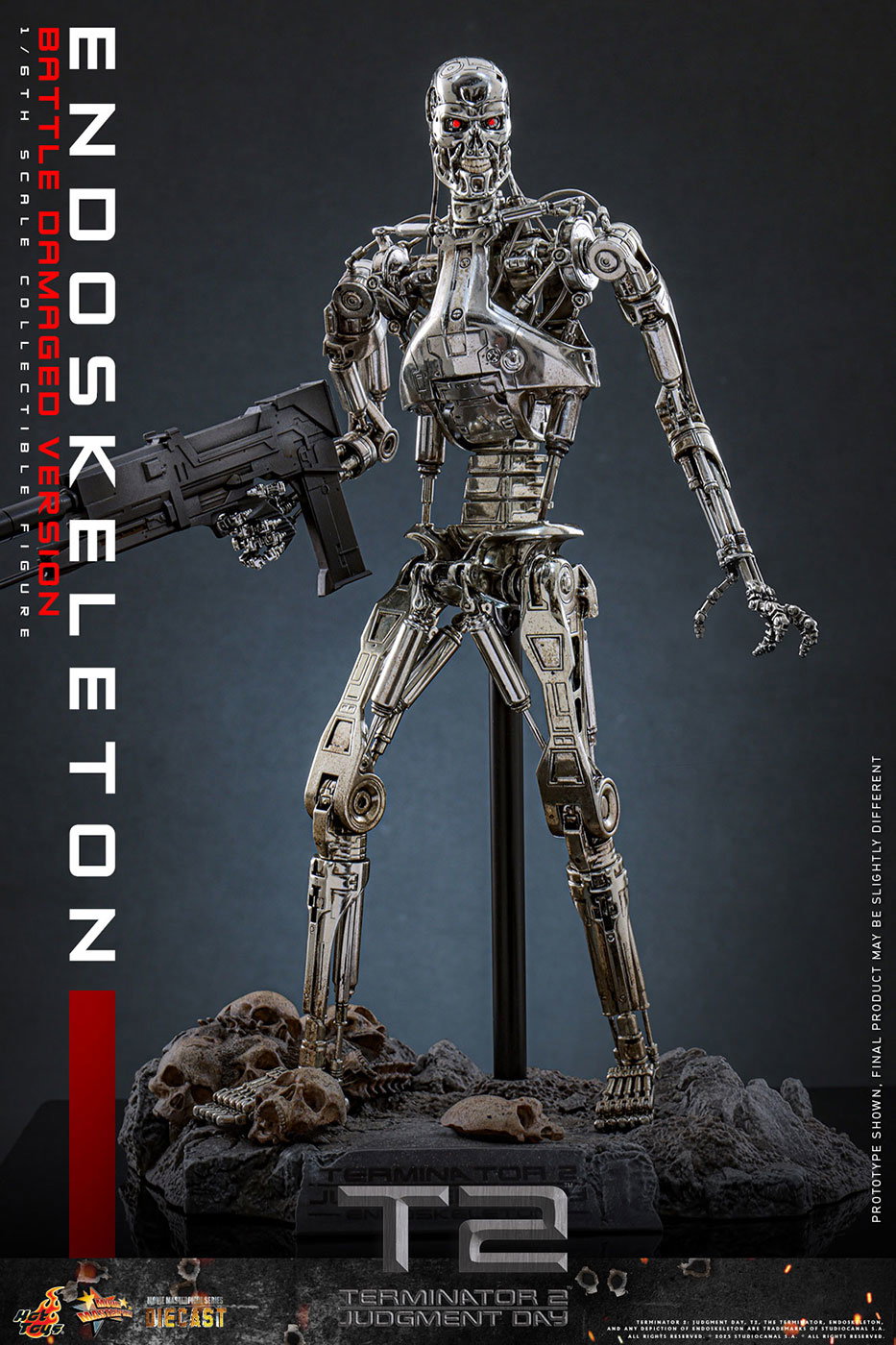 Terminator 2: Judgment Day - Endoskeleton (Battle Damaged) image 3
