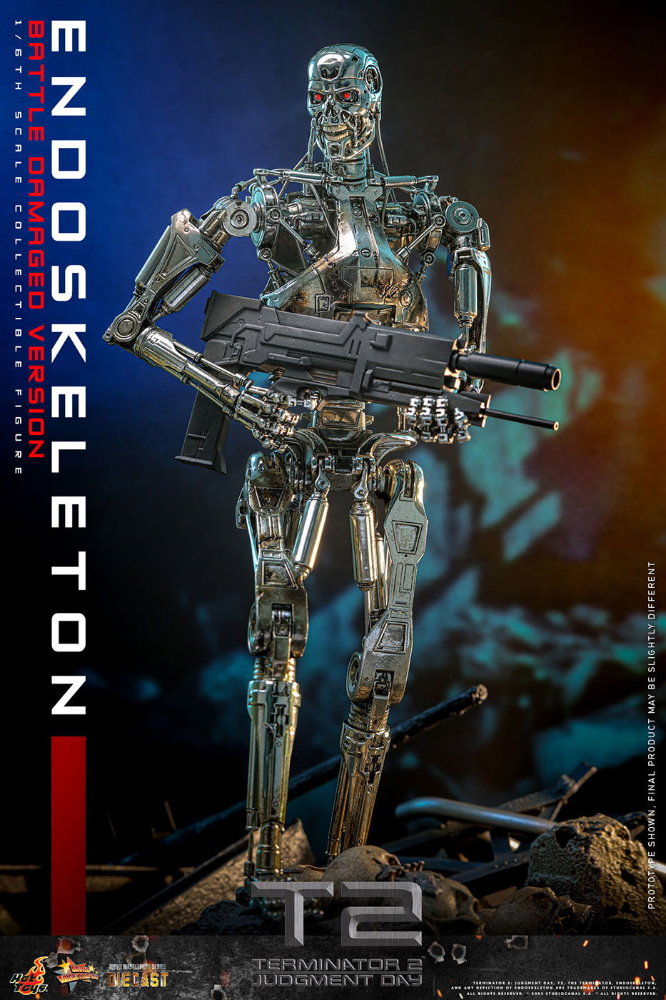 Terminator 2: Judgment Day - Endoskeleton (Battle Damaged) image 5