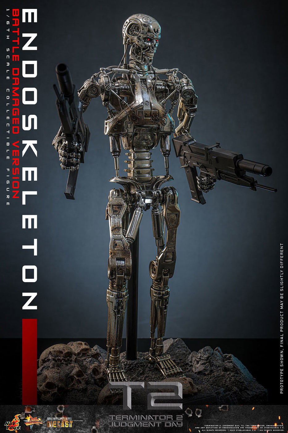 Terminator 2: Judgment Day - Endoskeleton (Battle Damaged) image 6