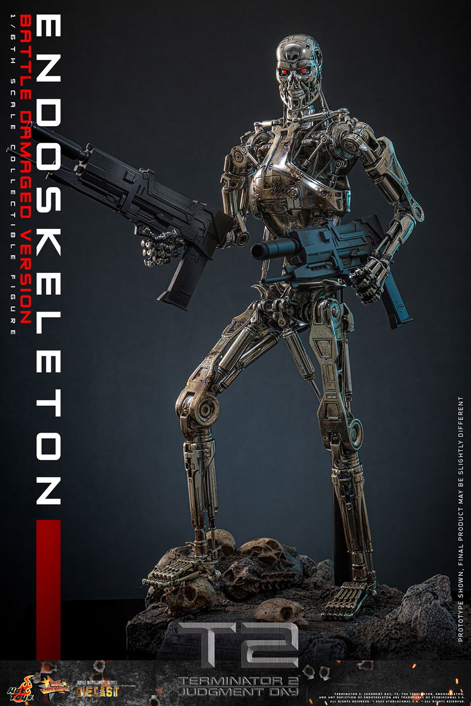 Terminator 2: Judgment Day - Endoskeleton (Battle Damaged) image 7