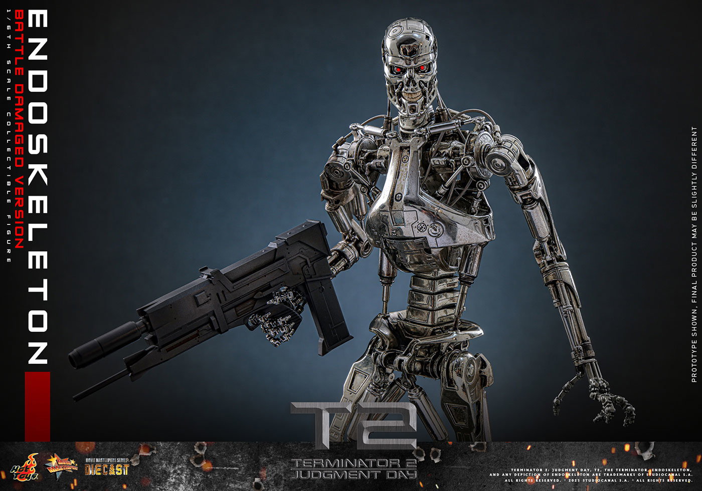 Terminator 2: Judgment Day - Endoskeleton (Battle Damaged) image 8