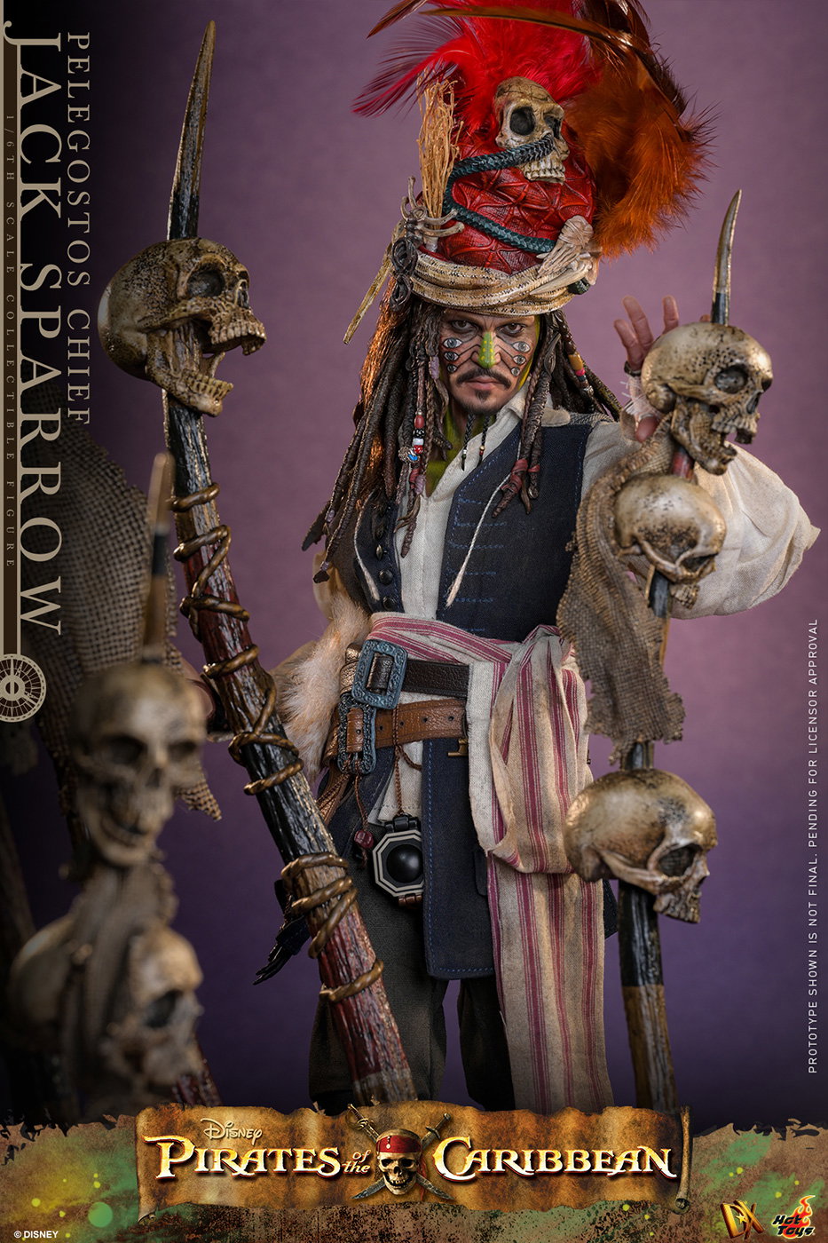 Pirates of the Caribbean / Dead Man's Chest - Pelegostos Chief Jack Sparrow image 10