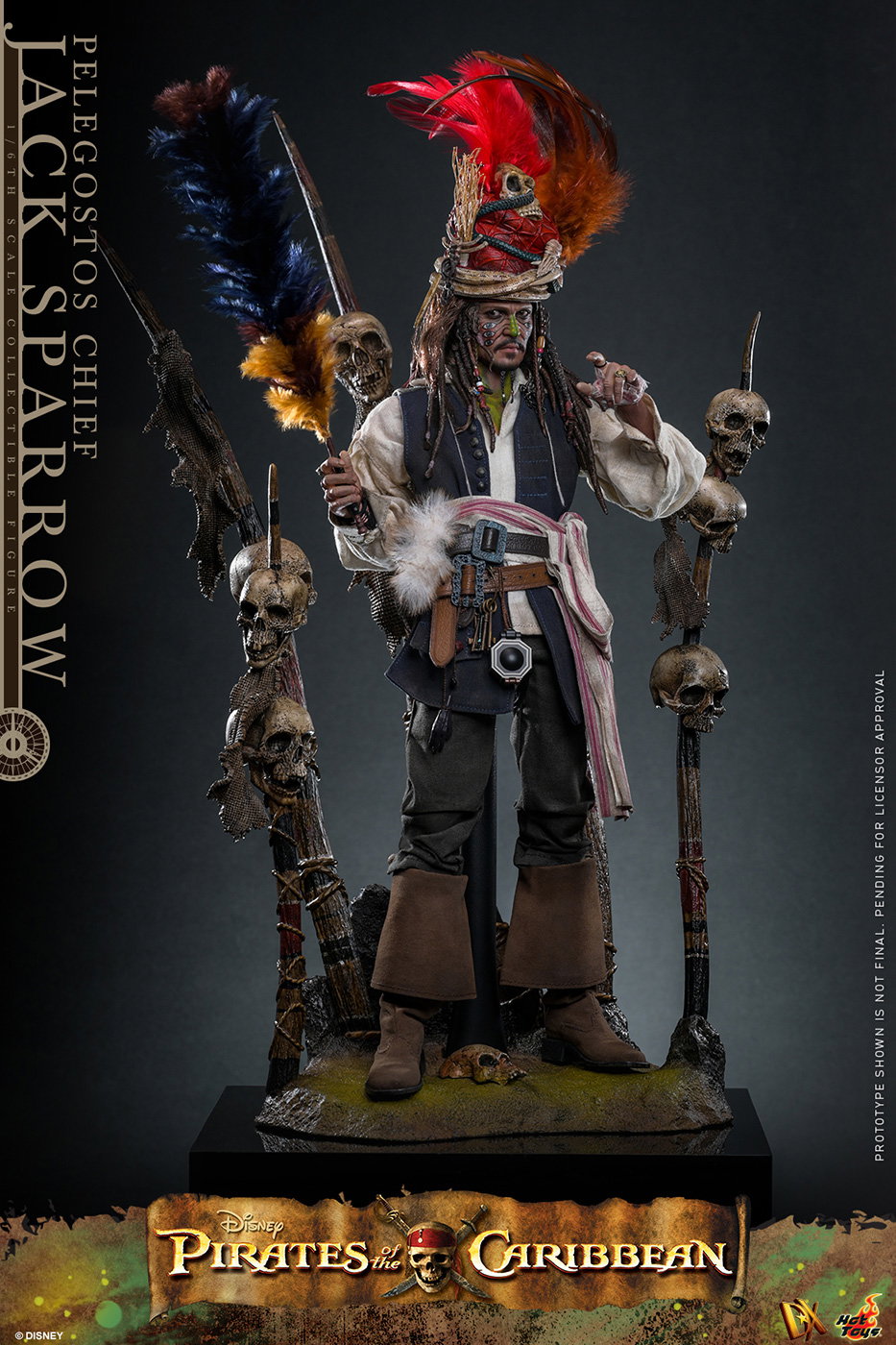 Pirates of the Caribbean / Dead Man's Chest - Pelegostos Chief Jack Sparrow image 6