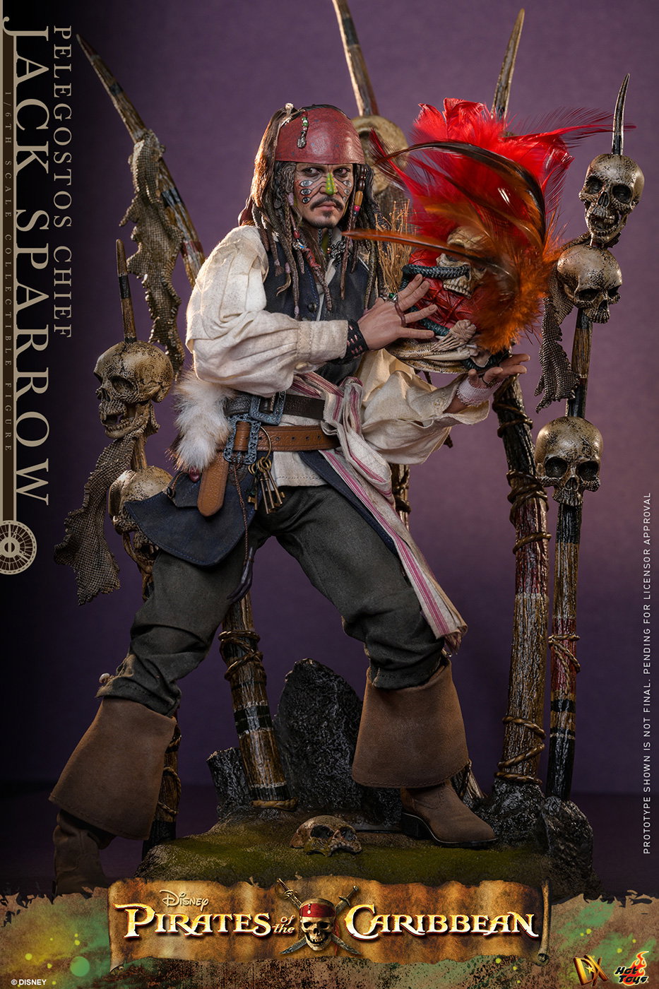 Pirates of the Caribbean / Dead Man's Chest - Pelegostos Chief Jack Sparrow image 7