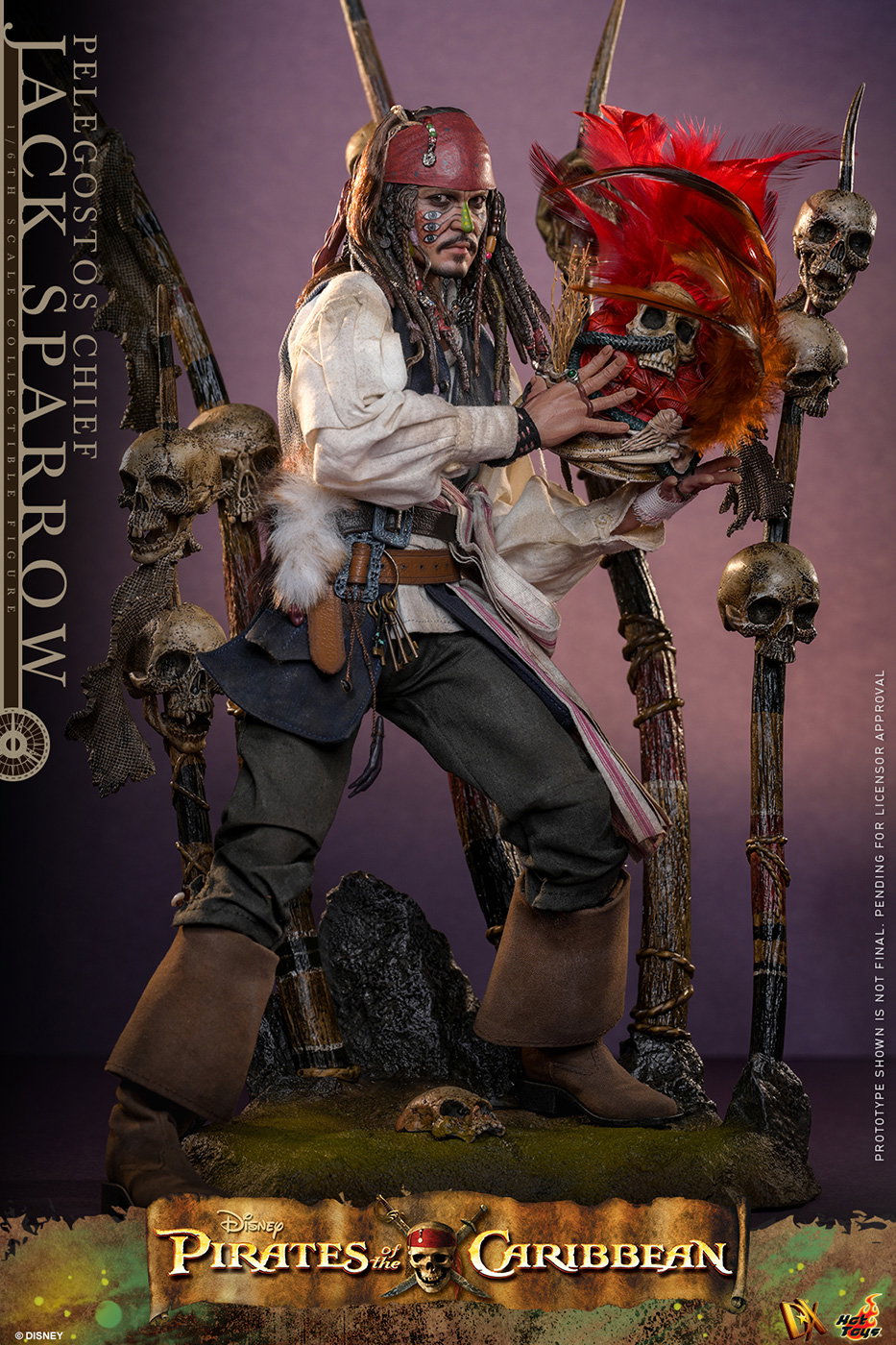 Pirates of the Caribbean / Dead Man's Chest - Pelegostos Chief Jack Sparrow image 8