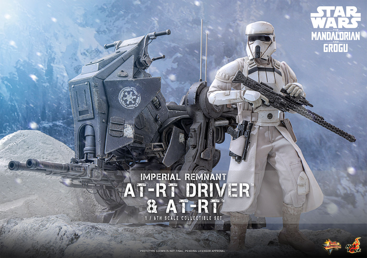 Star Wars: The Mandalorian and Grogu - Imperial Remnant AT-RT Driver & AT-RT image 1