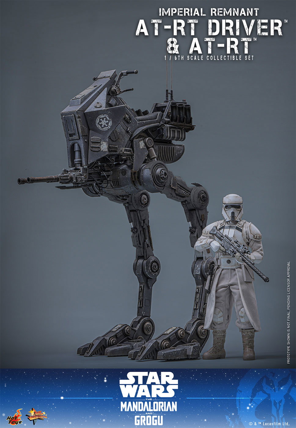 Star Wars: The Mandalorian and Grogu - Imperial Remnant AT-RT Driver & AT-RT image 10