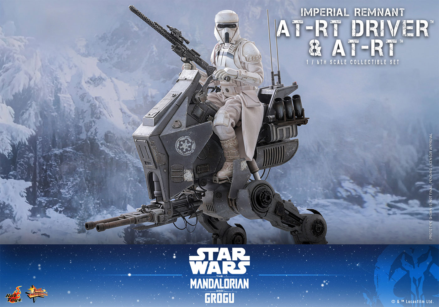 Star Wars: The Mandalorian and Grogu - Imperial Remnant AT-RT Driver & AT-RT image 3