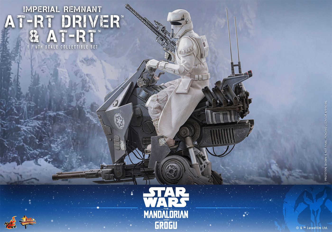 Star Wars: The Mandalorian and Grogu - Imperial Remnant AT-RT Driver & AT-RT image 4