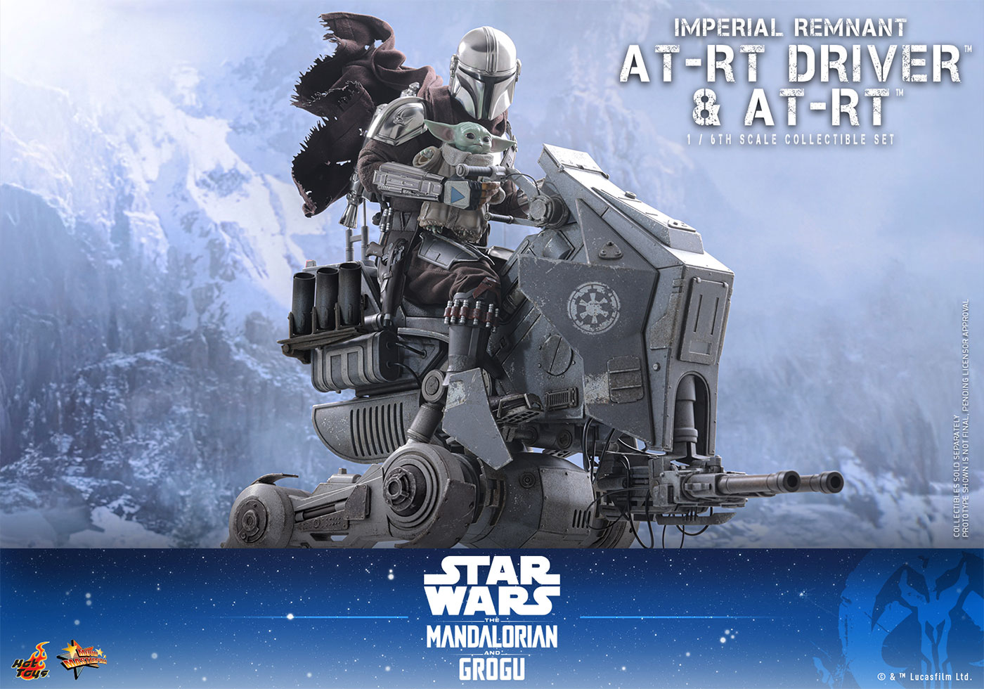 Star Wars: The Mandalorian and Grogu - Imperial Remnant AT-RT Driver & AT-RT image 5