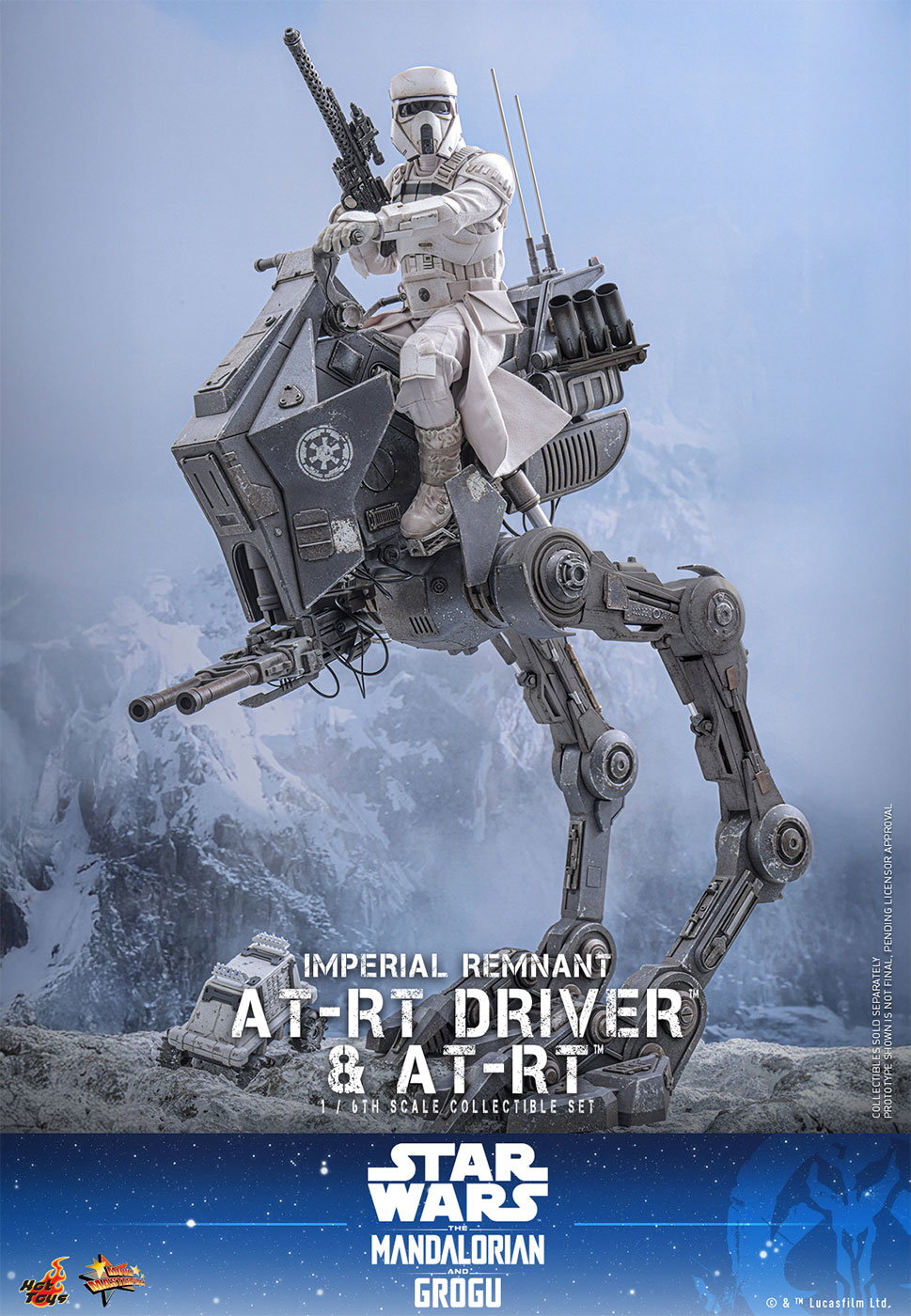 Star Wars: The Mandalorian and Grogu - Imperial Remnant AT-RT Driver & AT-RT image 6