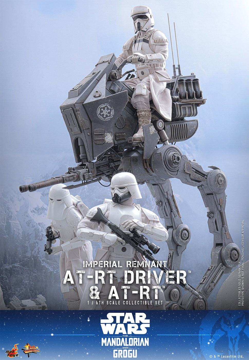 Star Wars: The Mandalorian and Grogu - Imperial Remnant AT-RT Driver & AT-RT image 7
