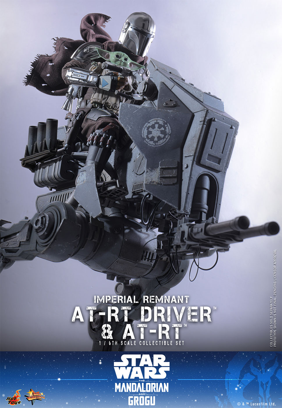 Star Wars: The Mandalorian and Grogu - Imperial Remnant AT-RT Driver & AT-RT image 8
