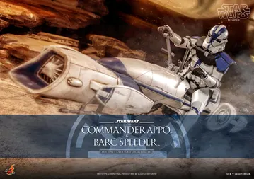 Star Wars: The Clone Wars - Commander Appo & BARC Speeder