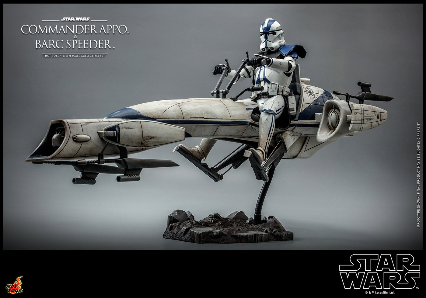 Star Wars: The Clone Wars - Commander Appo & BARC Speeder image 10