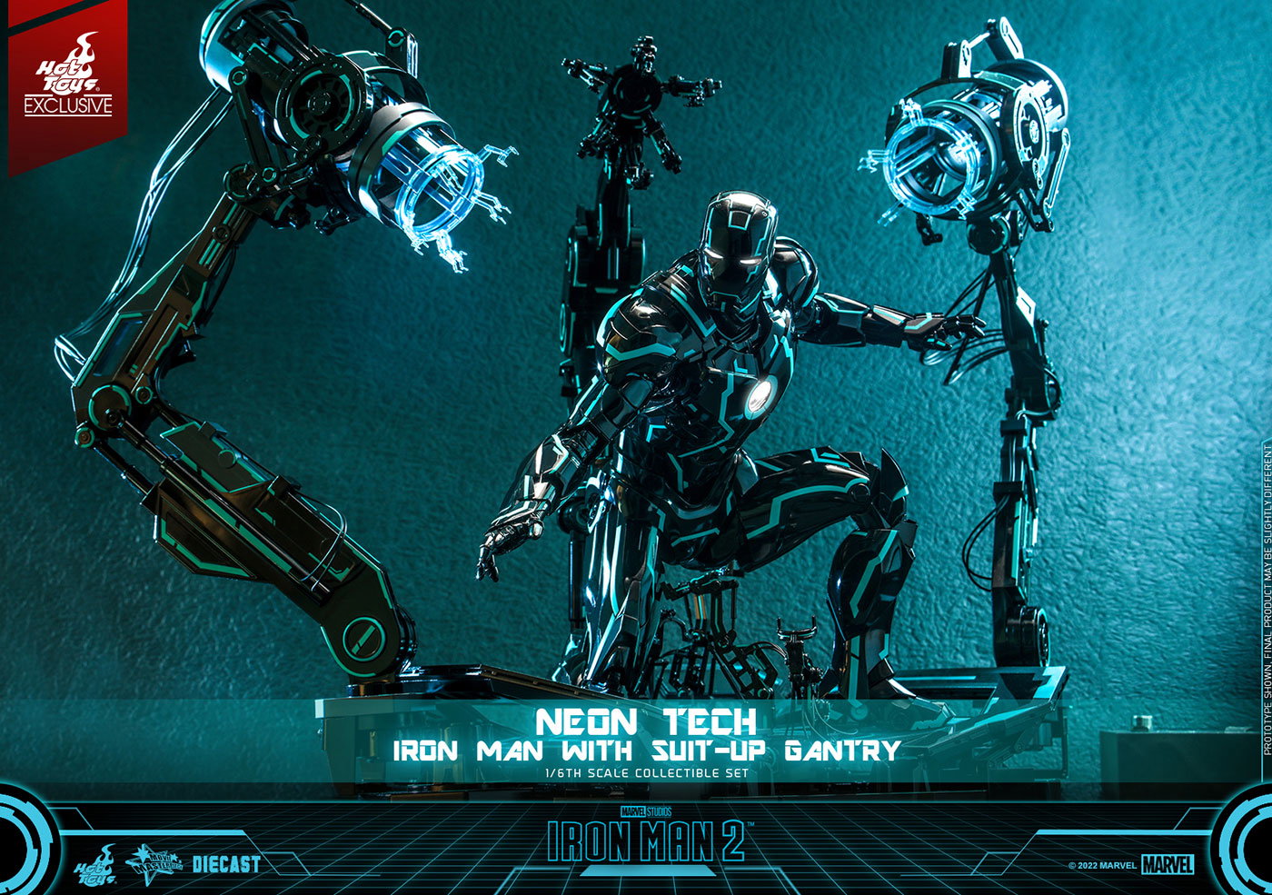 Iron Man 2 - Mark 4 (Neon Tech Version) [With Suit-Up Gantry] image 10