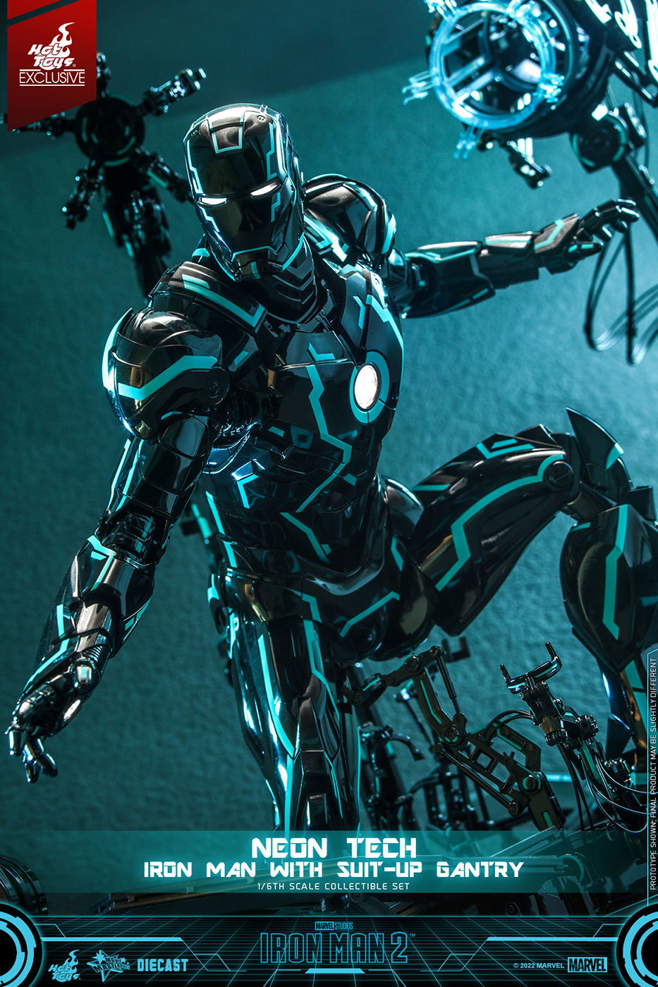 Iron Man 2 - Mark 4 (Neon Tech Version) [With Suit-Up Gantry] image 6