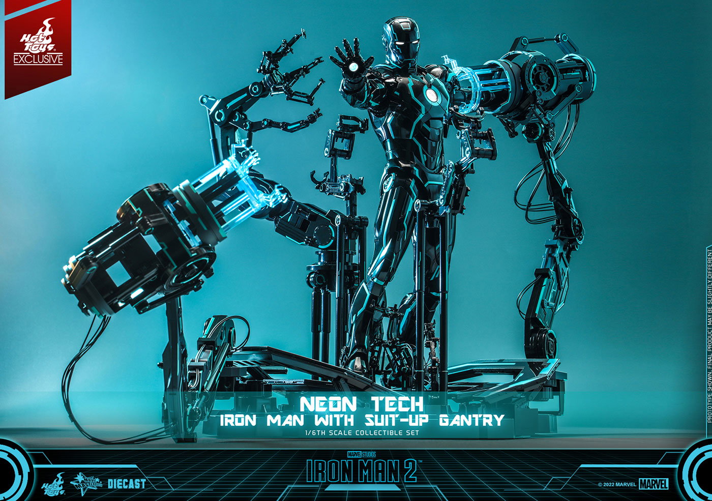 Iron Man 2 - Mark 4 (Neon Tech Version) [With Suit-Up Gantry] image 7