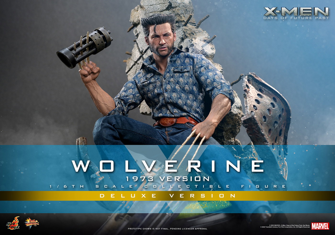 X-Men Days Of Future Past - Wolverine (1973 / Deluxe Version) [With Bonus Accessory] image 2