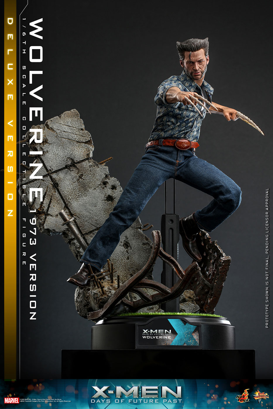 X-Men Days Of Future Past - Wolverine (1973 / Deluxe Version) [With Bonus Accessory] image 5
