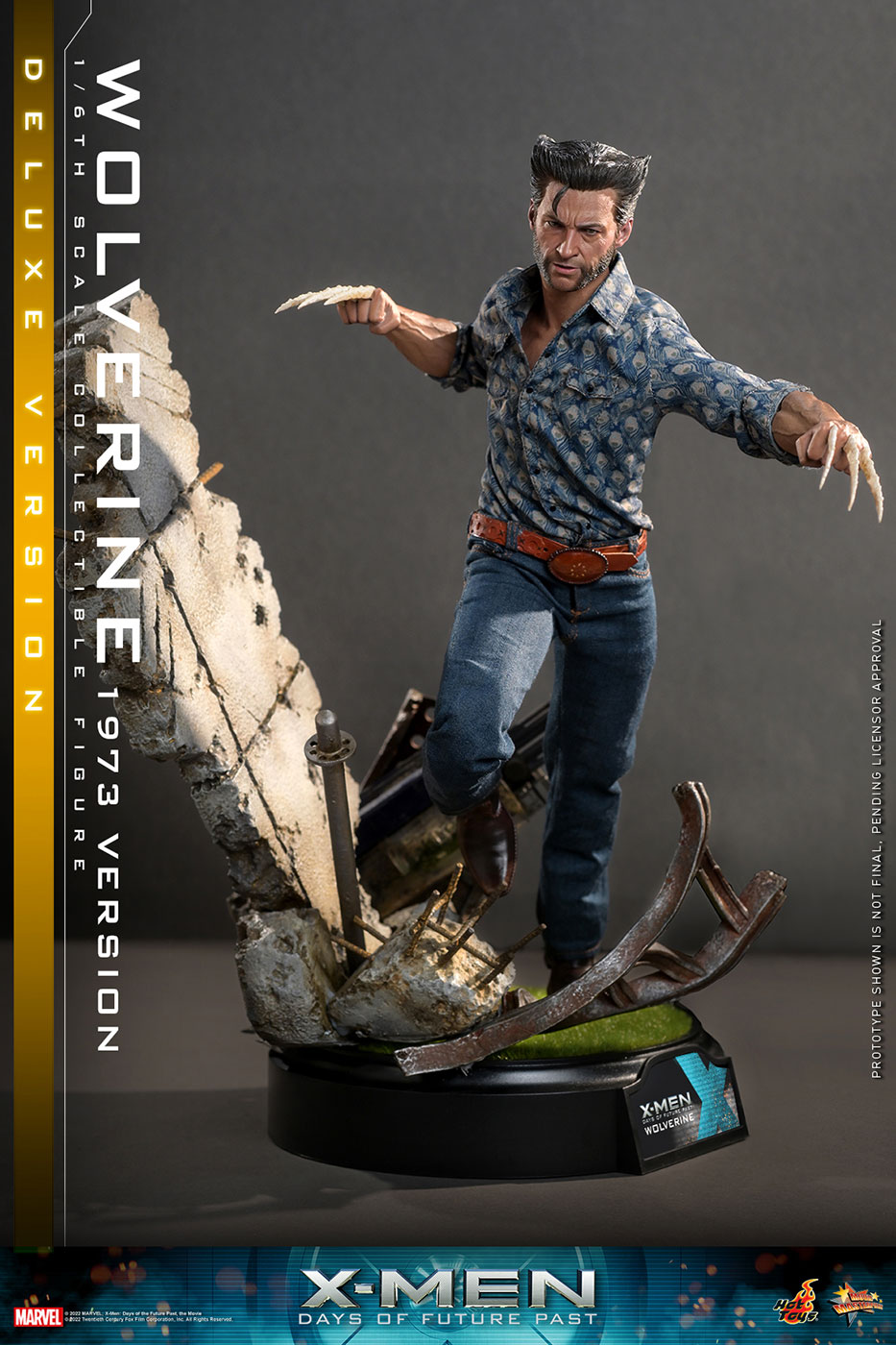 X-Men Days Of Future Past - Wolverine (1973 / Deluxe Version) [With Bonus Accessory] image 6