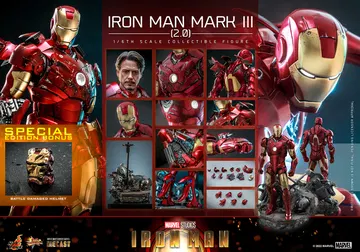 Iron Man - Mark 3 (Version 2.0)[With Bonus Accessory]