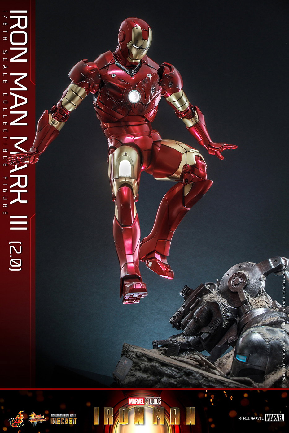 Iron Man - Mark 3 (Version 2.0)[With Bonus Accessory] image 9