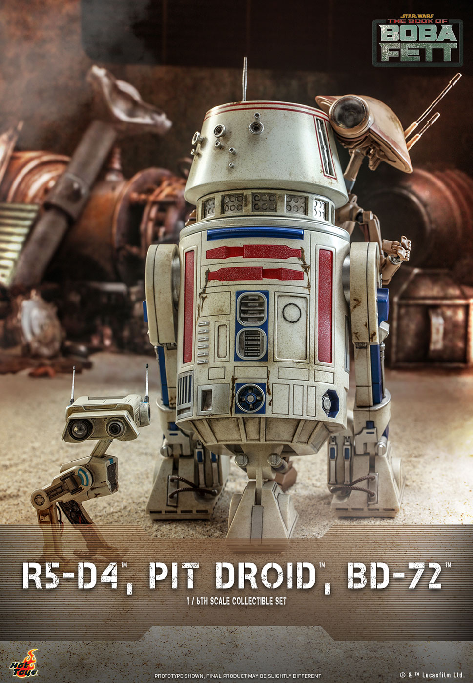 The Book of Boba Fett - R5-D4 & Pit Droid & BD-72 (Set of 3) image 1