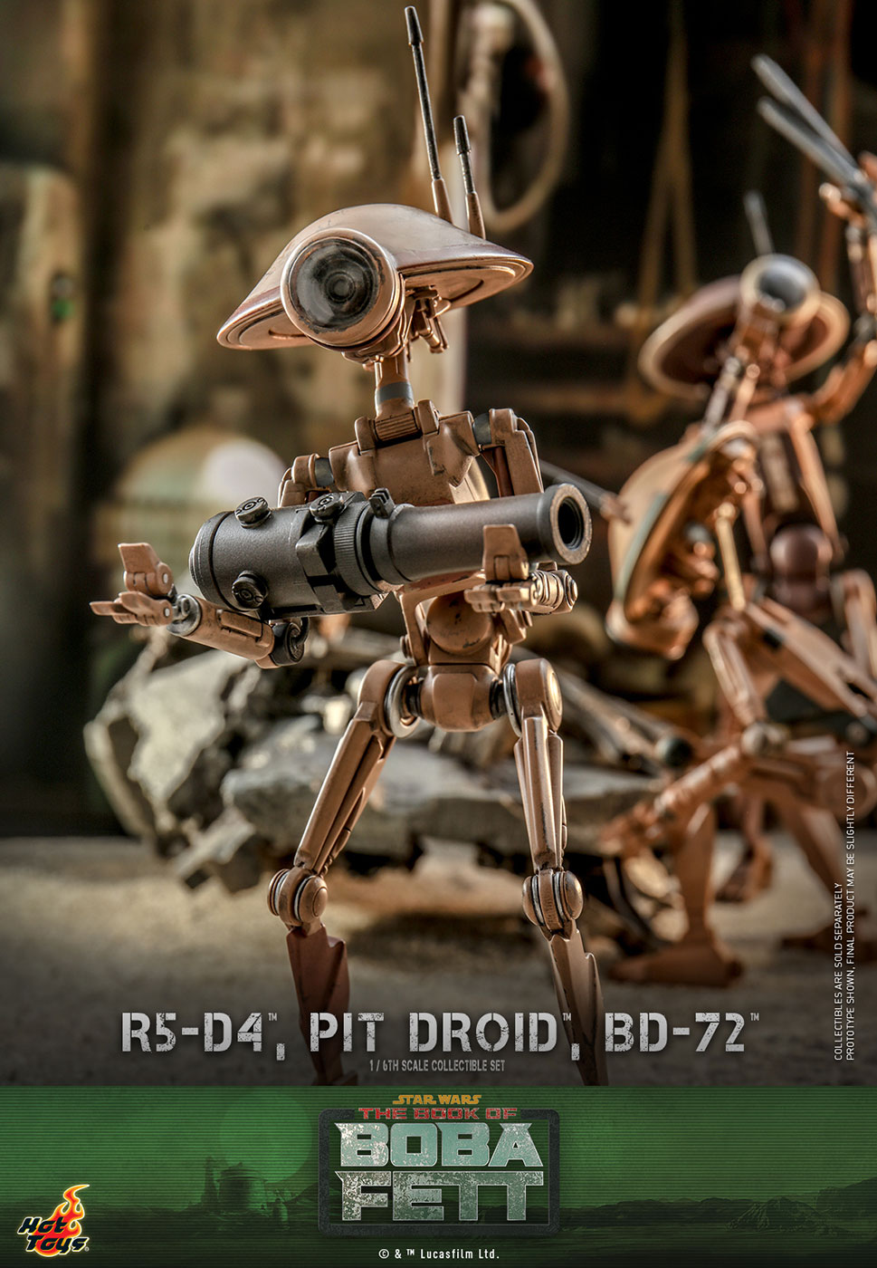 The Book of Boba Fett - R5-D4 & Pit Droid & BD-72 (Set of 3) image 10