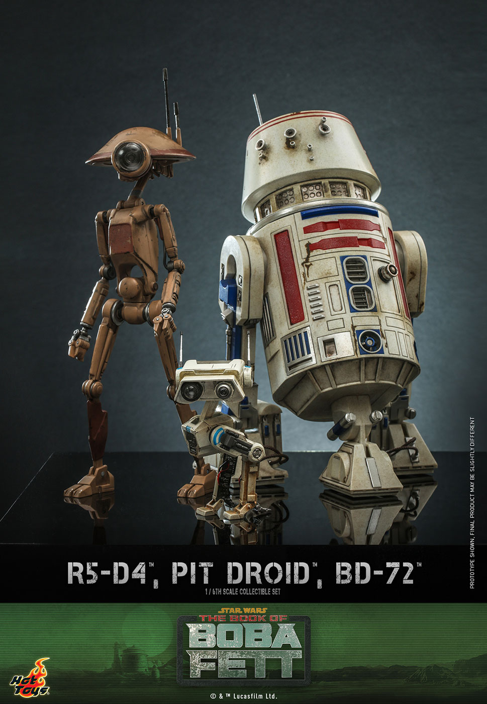 The Book of Boba Fett - R5-D4 & Pit Droid & BD-72 (Set of 3) image 2