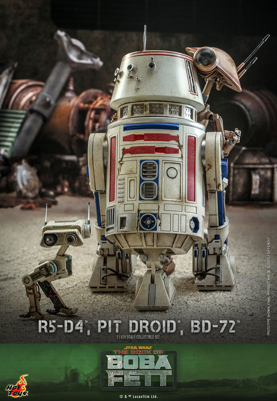 The Book of Boba Fett - R5-D4 & Pit Droid & BD-72 (Set of 3) image 3