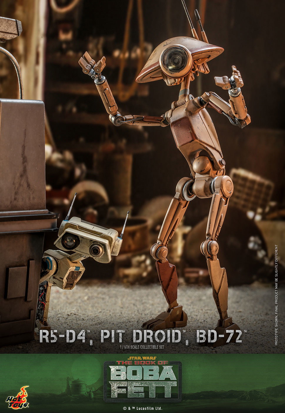 The Book of Boba Fett - R5-D4 & Pit Droid & BD-72 (Set of 3) image 8