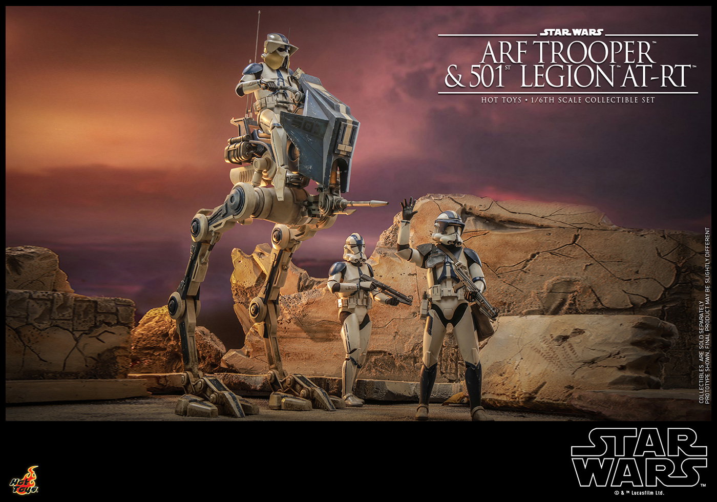 Star Wars: The Clone Wars - ARF Trooper & 501st Legion AT-RT image 10