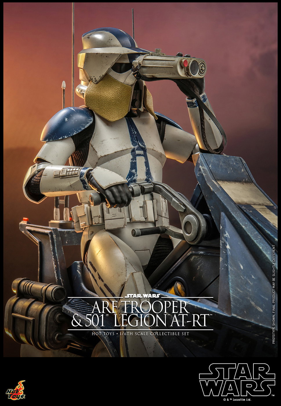 Star Wars: The Clone Wars - ARF Trooper & 501st Legion AT-RT image 4
