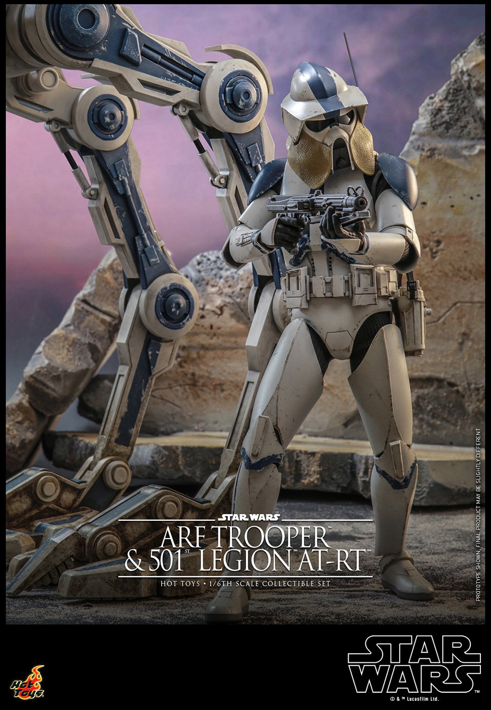 Star Wars: The Clone Wars - ARF Trooper & 501st Legion AT-RT image 5
