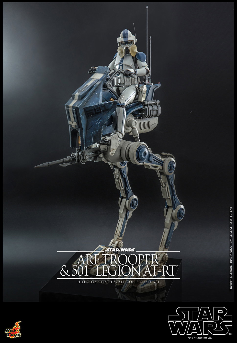 Star Wars: The Clone Wars - ARF Trooper & 501st Legion AT-RT image 6