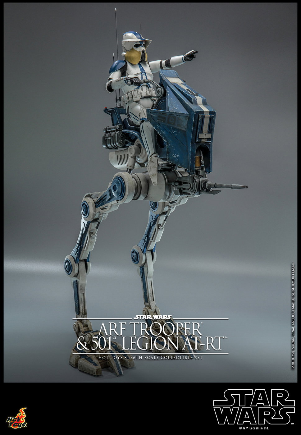 Star Wars: The Clone Wars - ARF Trooper & 501st Legion AT-RT image 7
