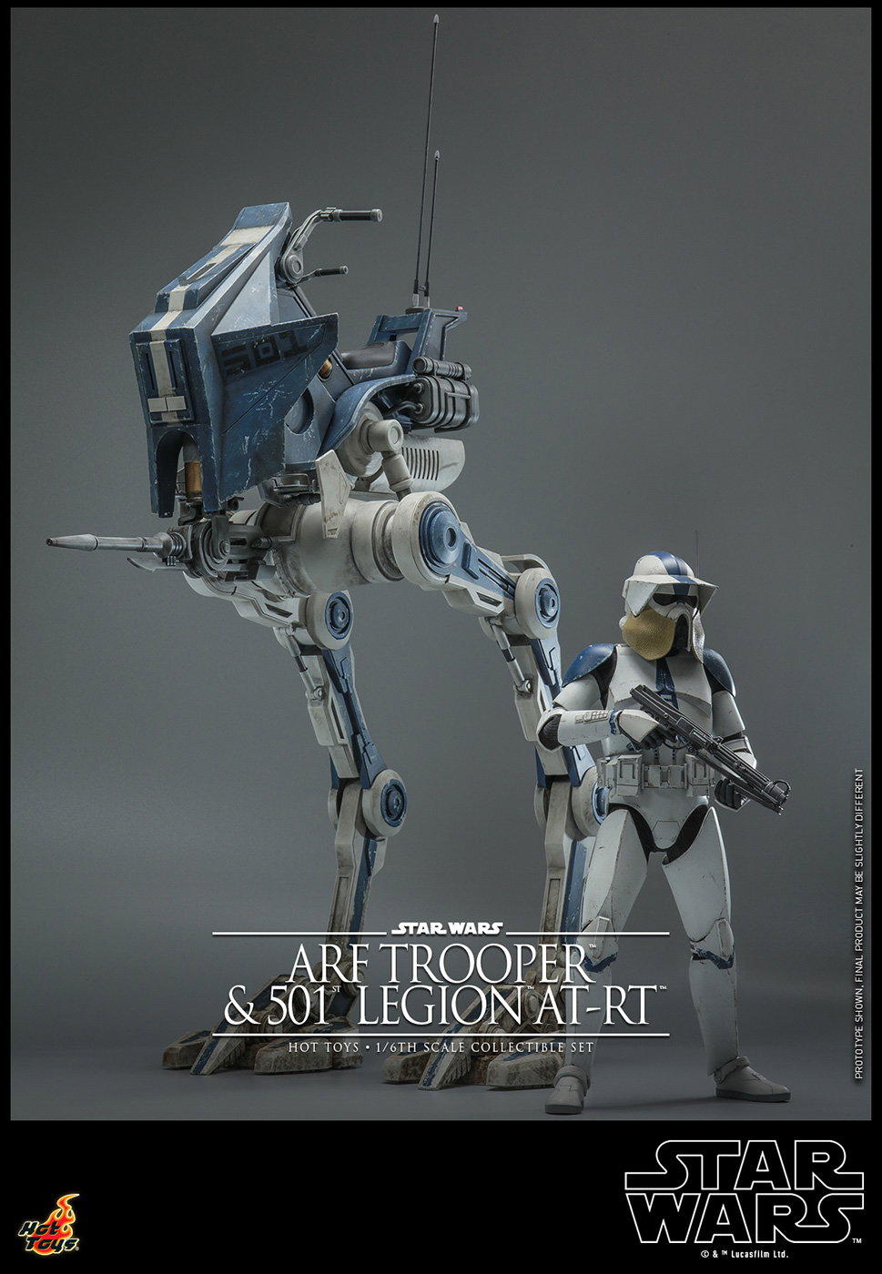Star Wars: The Clone Wars - ARF Trooper & 501st Legion AT-RT image 8